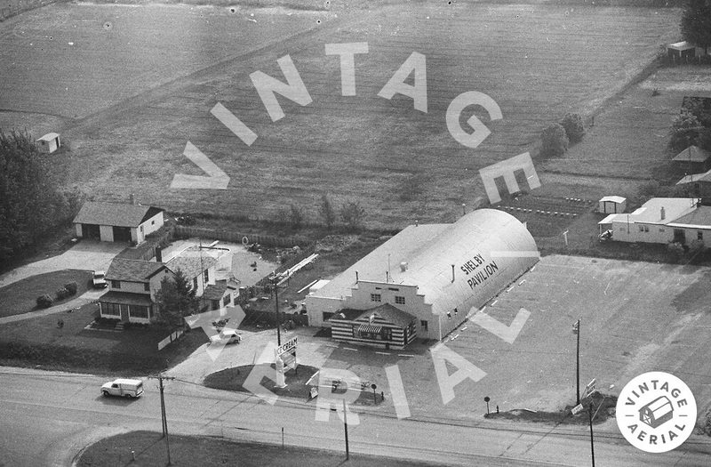 Shelby Pavilion - Vintage Aerial